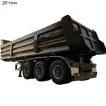 100 Ton 44 CBM Steel Dumper Tipper Semi Trailer 6/4/3 Axles gallery 1