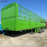 2/3/4 Axle Fence Semi Trailer 60-150T Cargo Transport gallery 4