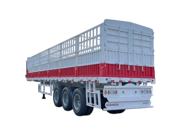 2-5 Axle Livestock Fence Semi Trailer 60T-150T