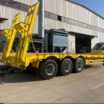 3-Axle 60T Gooseneck Lowbed Semi Trailer gallery 2