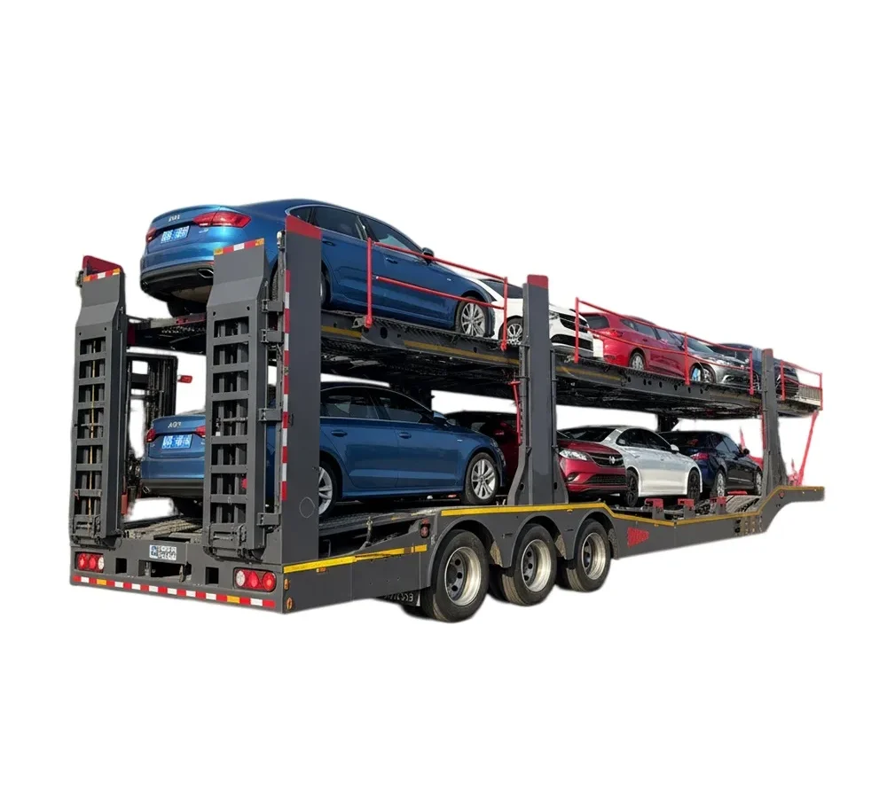 3 axle car carrier trailer for sale 60T-150T semi trailer