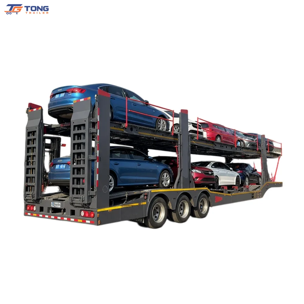 3 axle car carrier trailer for sale 60T-150T semi trailer