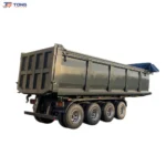 3 Axle Dump Semi Trailer | 30 Ton Heavy Duty Mining Tipper gallery 2