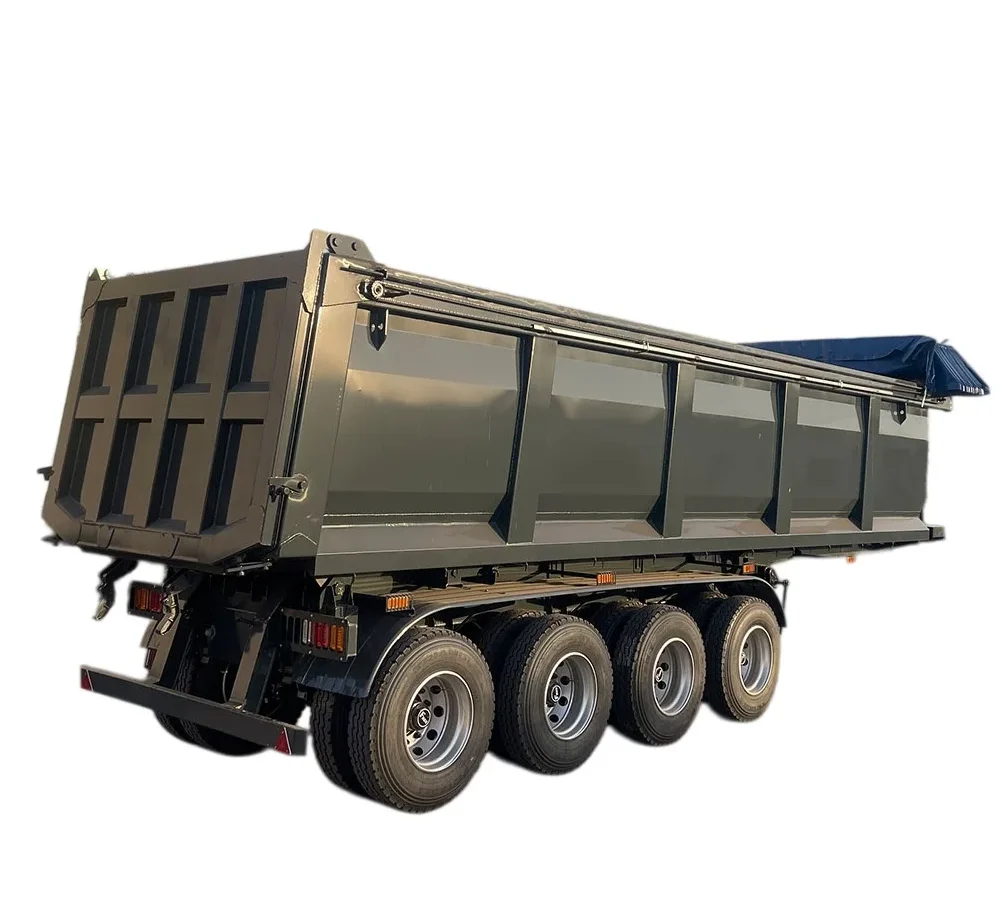 3 Axle Dump Semi Trailer 40-60 Ton for Mine Use