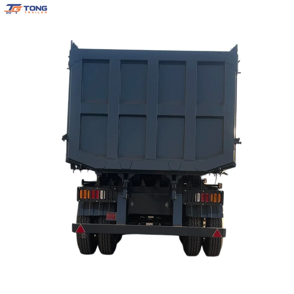 3 Axle Dump Semi Trailer 40-60 Ton for Mine Use gallery 5