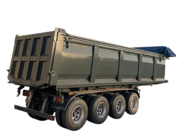 3 Axle Dump Semi Trailer 40-60 Ton for Mine Use