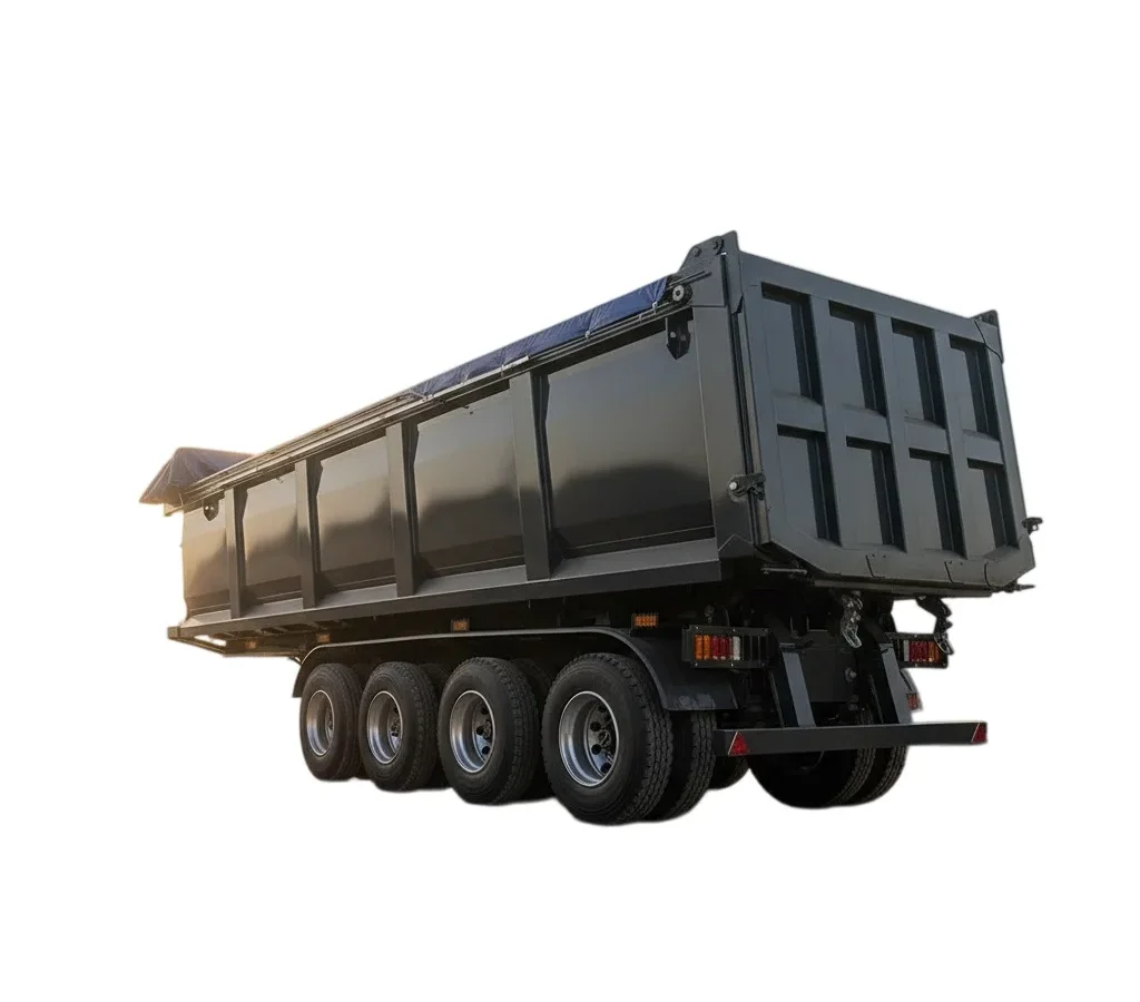 3 axle dump semi trailer | 50-80 Ton Capacity