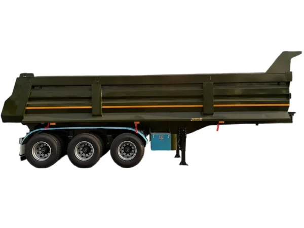 3 axle dump semi trailer for sale – Hydraulic Rear Dump