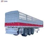 3-Axle Fence Semi Trailer 60-150T High Payload gallery 1