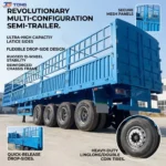 3-Axle Fence Semi Trailer 60-150T High Payload gallery 2