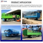 3-Axle Fence Semi Trailer 60-150T High Payload gallery 4