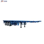 3 Axle Flatbed Semi Trailer 30000kg Payload gallery 1