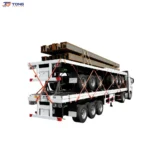 3 axle flatbed semi trailer for Heavy Cargo Transport gallery 1