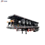 3 axle flatbed semi trailer for Heavy Cargo Transport gallery 2