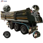 3 Axle Hydraulic Dump Semi Trailer | 30T Steel Tipper gallery 1