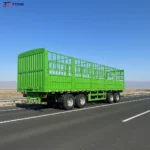 3 axle livestock trailer | 60T-150T Steel Fence Trailer gallery 2
