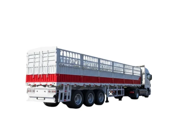 3 axle livestock trailer | 60T-150T Steel Fence Trailer