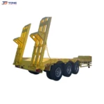3 Axle Low Bed Semi Trailer up to 150T for Heavy Haulage gallery 1
