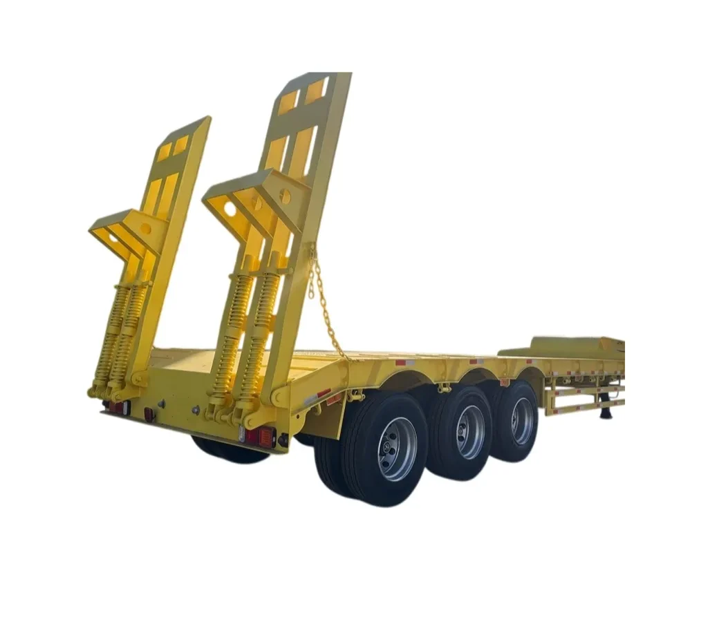 3 Axle Low Bed Semi Trailer up to 150T for Heavy Haulage