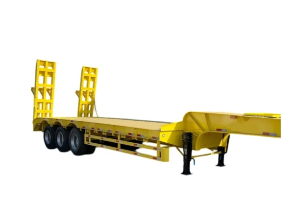 3 Axle Low Bed Trailer | 60T Gooseneck Semi Trailer