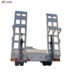 3 axle lowbed semi trailer for 100 Ton Excavator gallery 1
