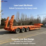 3 Axle Lowbed Semi Trailer for Excavator Transport gallery 3