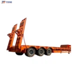 3 Axle Lowbed Semi Trailer for Excavator Transport gallery 1