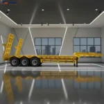 3 Axle Lowbed Trailer 60-100T Low Loader for Sale gallery 3