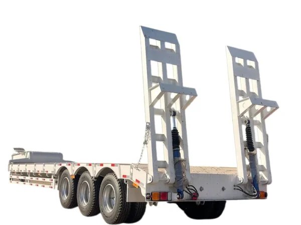 3 Axle Lowbed Trailer 60-150T for Heavy Machinery
