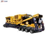 3 Axle Lowbed Trailer 60T-150T Heavy Equipment Transport gallery 1