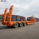 3-Axle Lowboy Semi Trailer, 60-150T Payload gallery 3