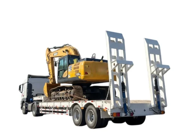 3-Axle Lowboy Semi Trailer, 60-150T Payload