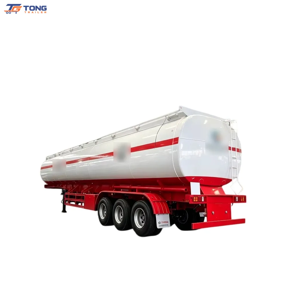 3 Axle Multi Compartment Fuel Tanker Semi Trailer 30T gallery 1