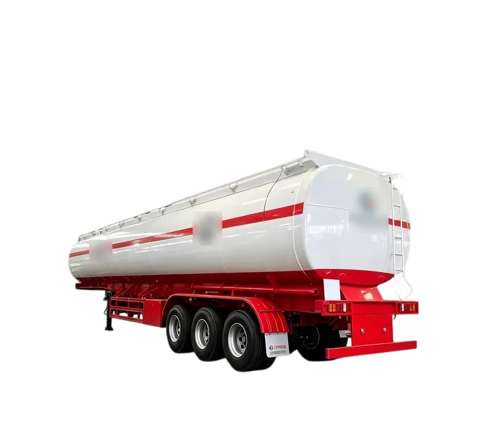 3 Axle Multi Compartment Fuel Tanker Semi Trailer 30T