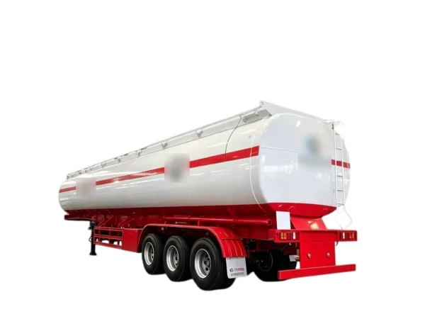3 Axle Multi Compartment Fuel Tanker Semi Trailer 30T