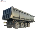 3 axle tipper semi trailer 40cbm Steel 30 Ton Dump gallery 1