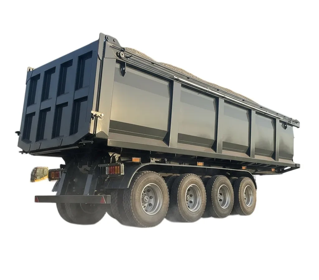 3 axle tipper semi trailer 40cbm Steel 30 Ton Dump