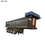 3 axle tipper semi trailer 40cbm Steel 30 Ton Dump gallery 2