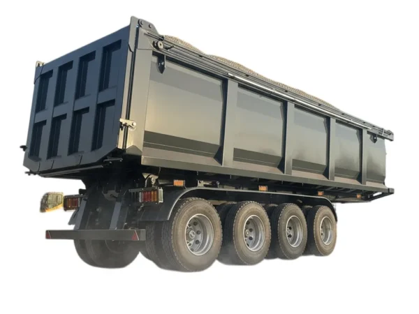 3 axle tipper semi trailer 40cbm Steel 30 Ton Dump