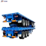 30 Ton Flatbed Semi Trailer | 3 Axle Steel Deck for Sale gallery 1