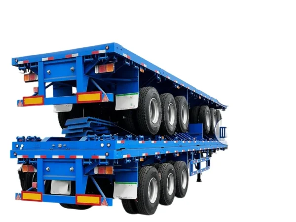 30 Ton Flatbed Semi Trailer | 3 Axle Steel Deck for Sale
