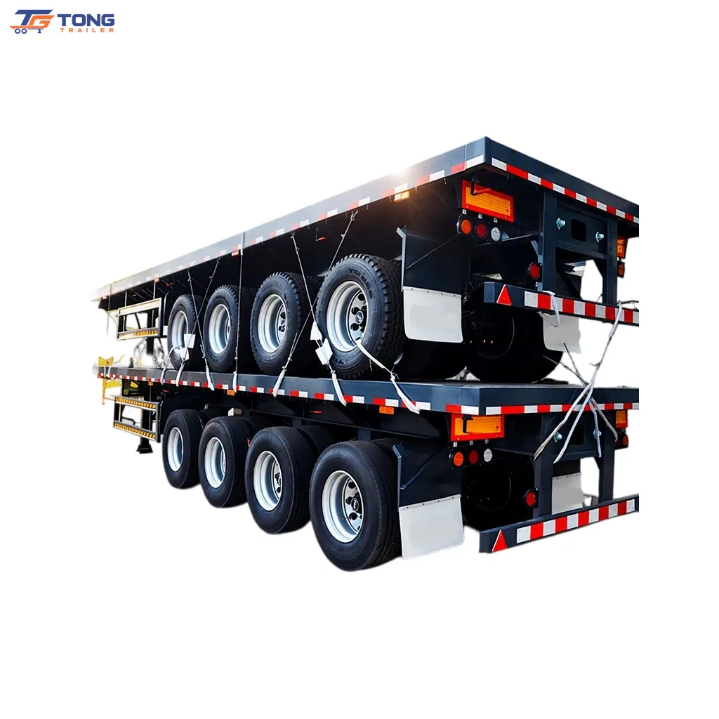 30 Ton Flatbed Semi Trailer for Heavy Transport gallery 1
