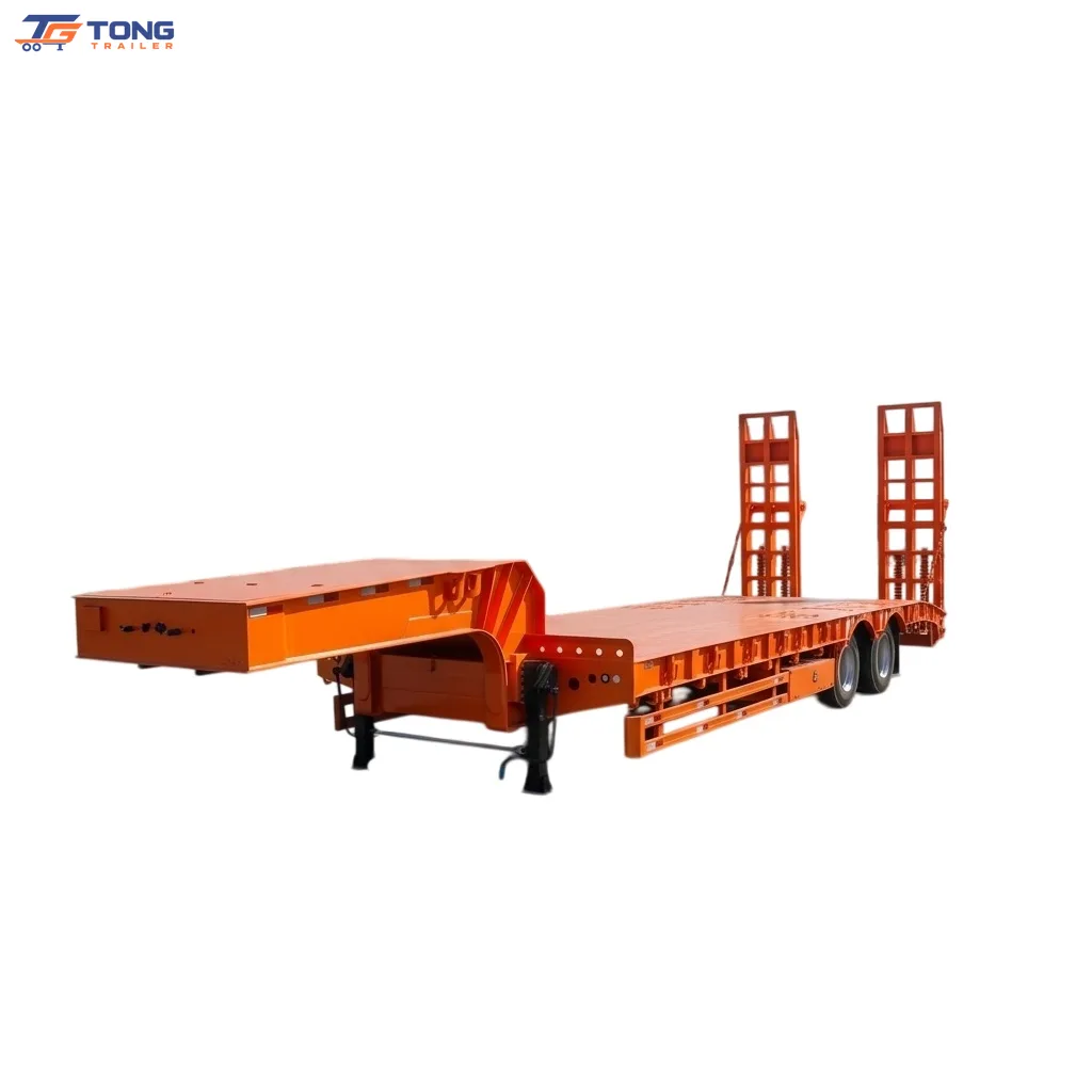 4/5-Axle Lowbed Semi Trailer 60T-150T Payload gallery 1