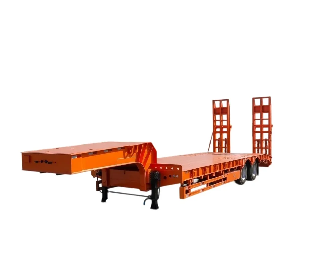 4/5-Axle Lowbed Semi Trailer 60T-150T Payload