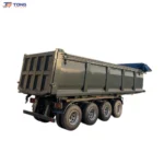 4 axle coal mining dump trailer with 30000 KG payload gallery 2