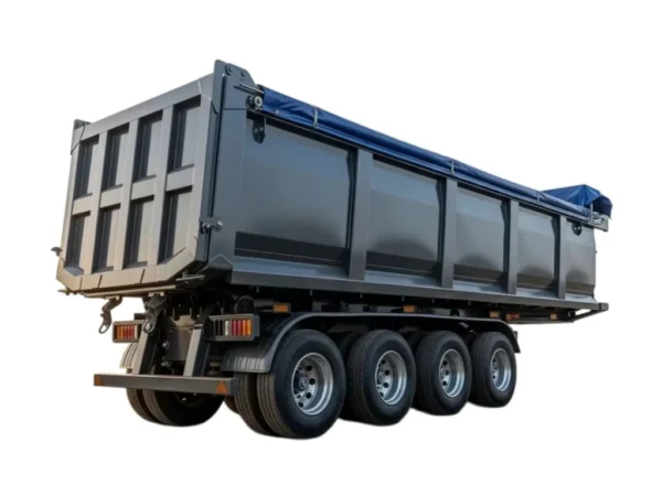 4 axle dump semi-trailer 30000kg Payload for Mining