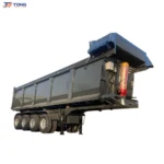 4 Axle Dump Semi Trailer 40 Cubic Meter Hydraulic Tipping gallery 2