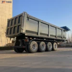 4 Axle Dump Semi Trailer 50-60 Ton Heavy Duty gallery 5