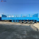 4 Axle Fence Cargo Trailer 60T Steel Semi-Trailer gallery 6