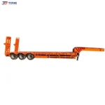 4 Axle Low Bed Semi Trailer 60T-150T Payload gallery 1